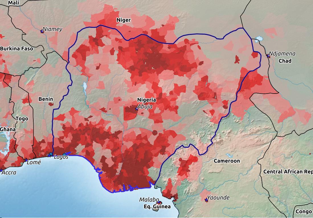 population of nigeria